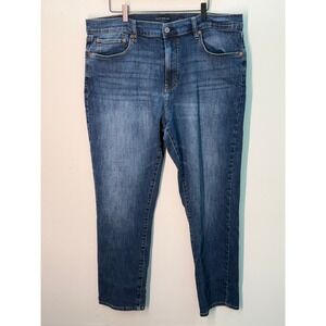 Lucky Brand 40/30 Women's Dark Wash Denim Jeans Classic Relaxed Fit